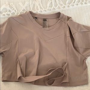 Gymshark Ori Crop Top in Taupe